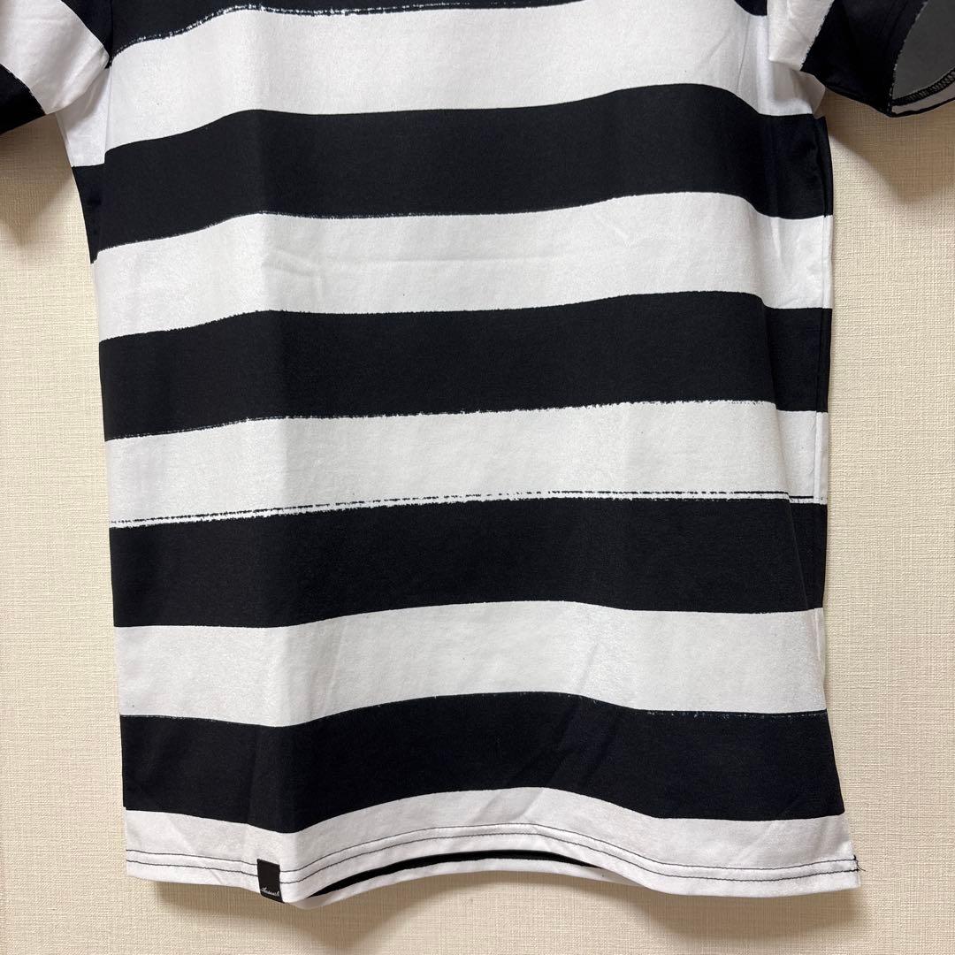 ANSWER4 Striped Tshirtsアンサーフォー ストライプＴシャツ