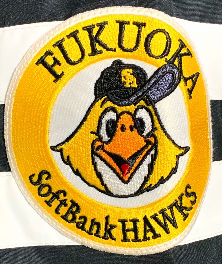 Majestic製　SoftBank Hawks スタジャン　ブラック