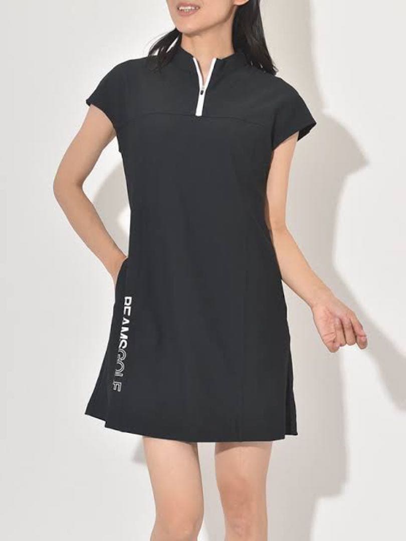 美品❣️BEAMS GOLF ビームスゴルフ　ワンピース 黒　S ゴルフウェア