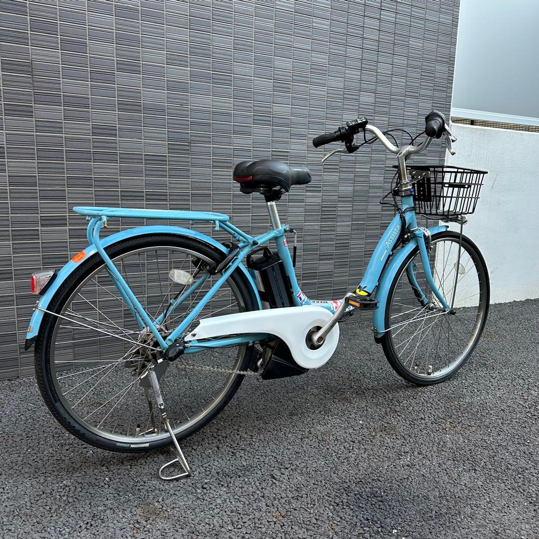 最終価格　ブリヂストン　電動自転車　アシスタ　24インチ　前カゴ付き