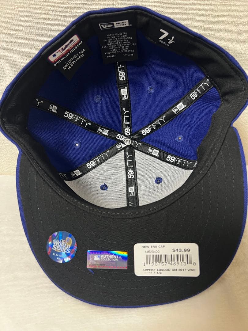 ドジャース 2024チャンピオン記念 59FIFTY キャップ 7 1/2 新品