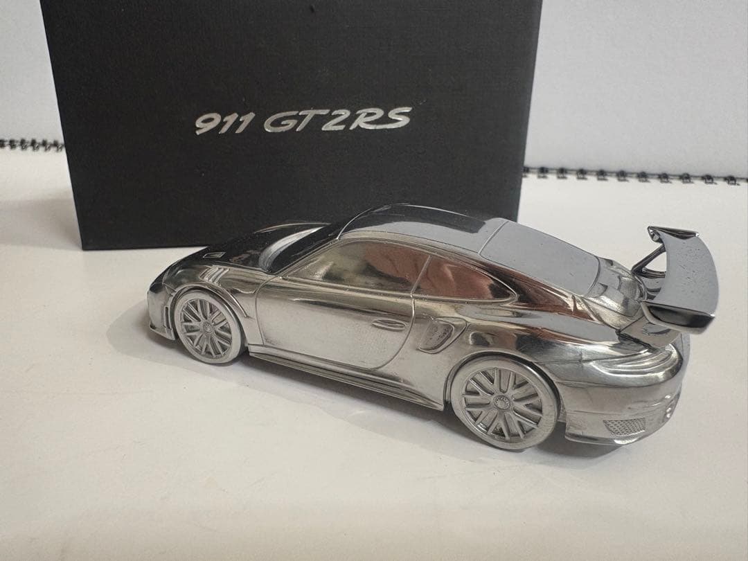 911 GT2RS ポルシェ　ペーパーウエイト　文鎮　メタルカー　非売品
