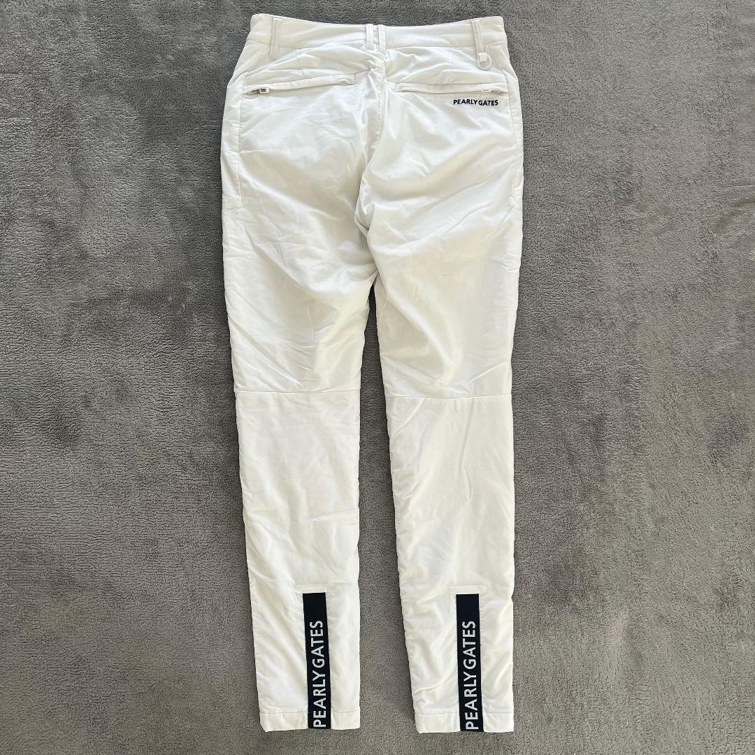 パーリーゲイツ　PEARLY GATES 中綿入り　ダウンパンツ　レディース　白
