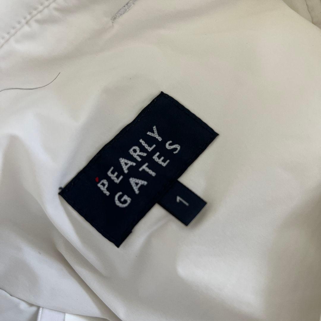 パーリーゲイツ　PEARLY GATES 中綿入り　ダウンパンツ　レディース　白