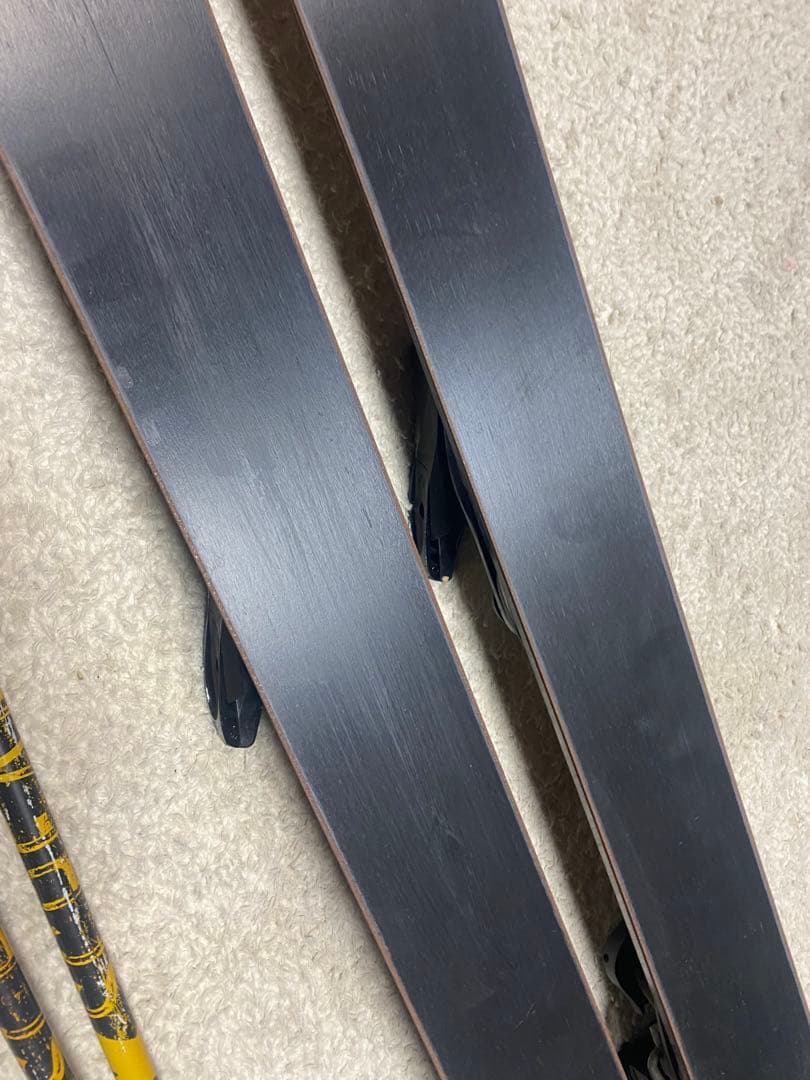 SALOMON VERSE9 170cm スキー板＋サロモンストック125cm