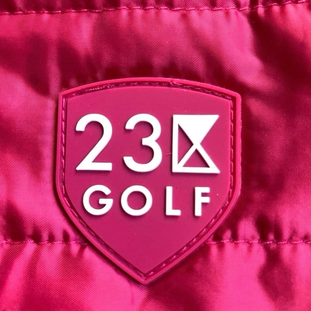 【美品】23区 GOLF レディース フルジップ 中綿ブルゾン サイズS