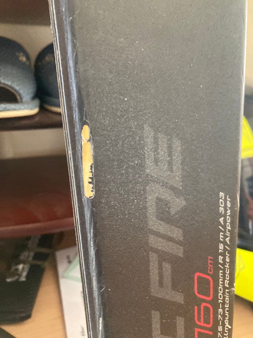 フィッシャー　RC FIRE 160cm スキー板