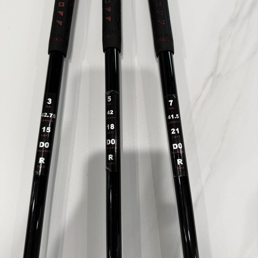 オノフ　R ONOFF フェアウェイウッド　3W 5W 7W 3本セット