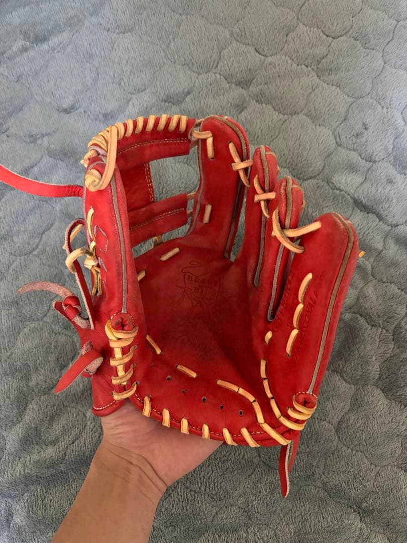 Rawlings 硬式グローブ 赤