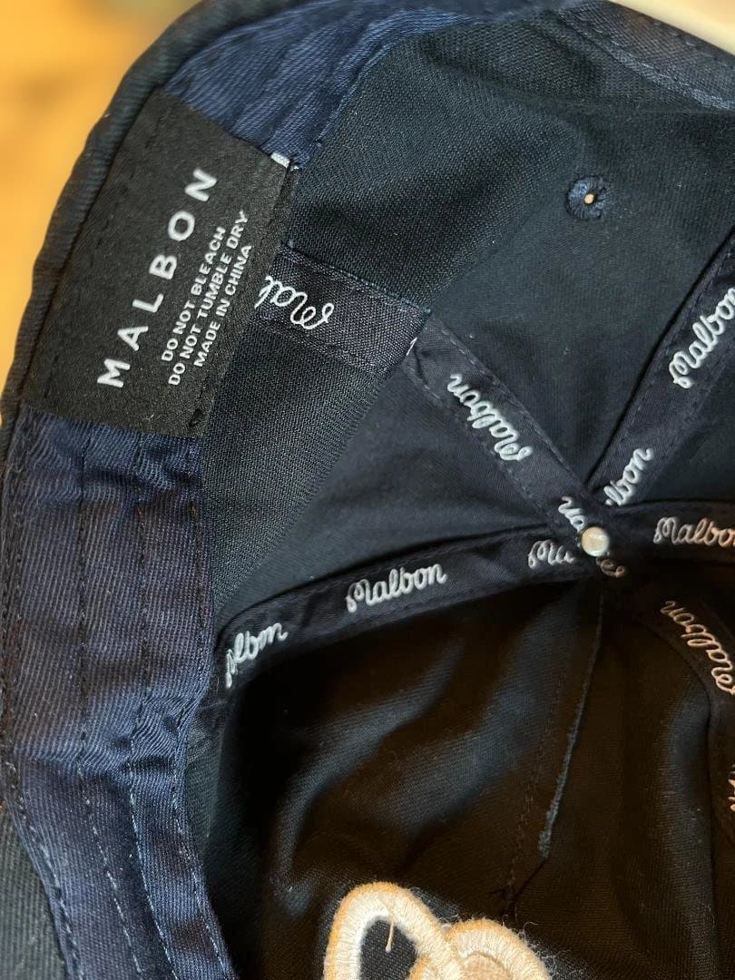 Malbon Navy キャップ