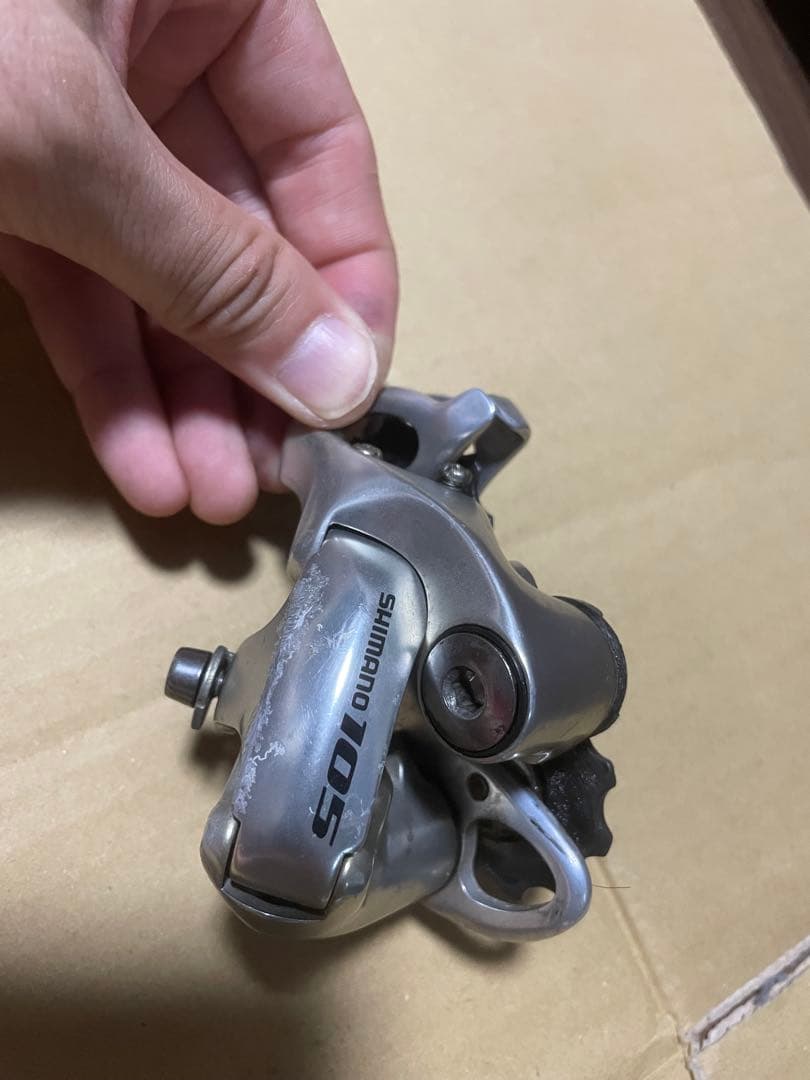 Shimano 105 5500系クランク、ブレーキ、RD、セット
