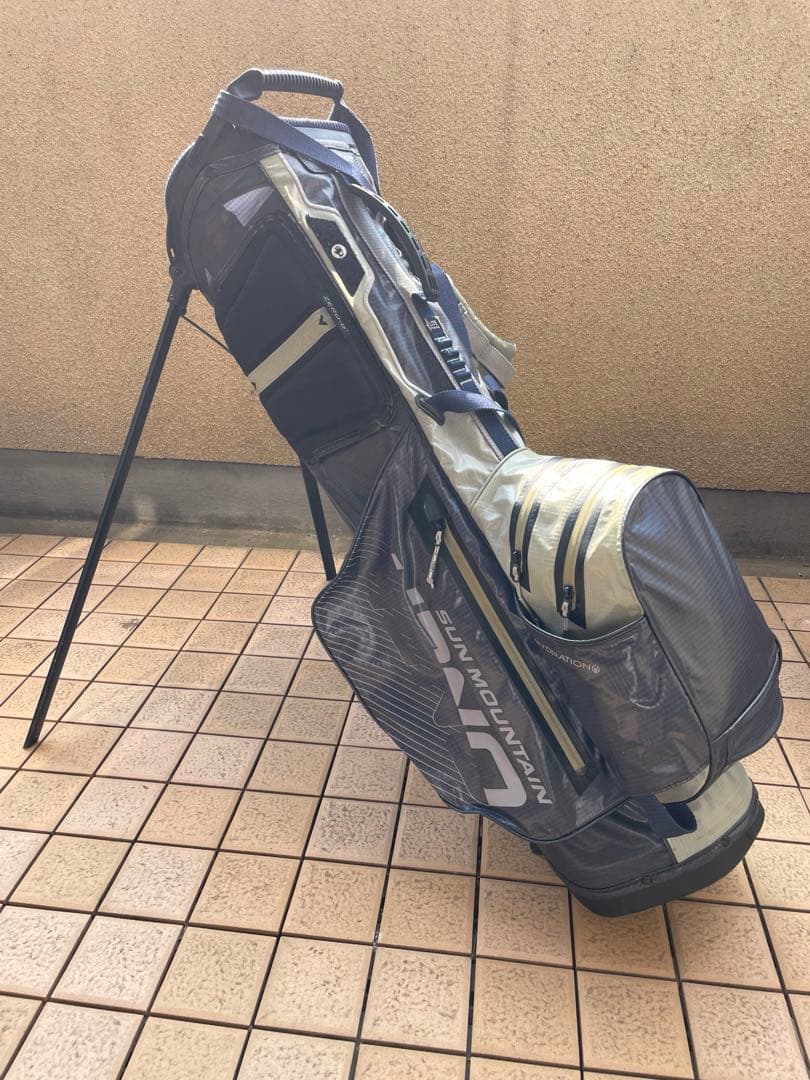 SUN MOUNTAIN H2NO スタンドキャディバッグ ネイビー
