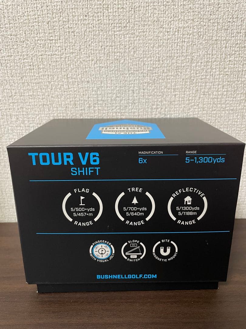 【新品】ブッシュネル ピンシーカーツアー V6 シフトジョルト ブラック