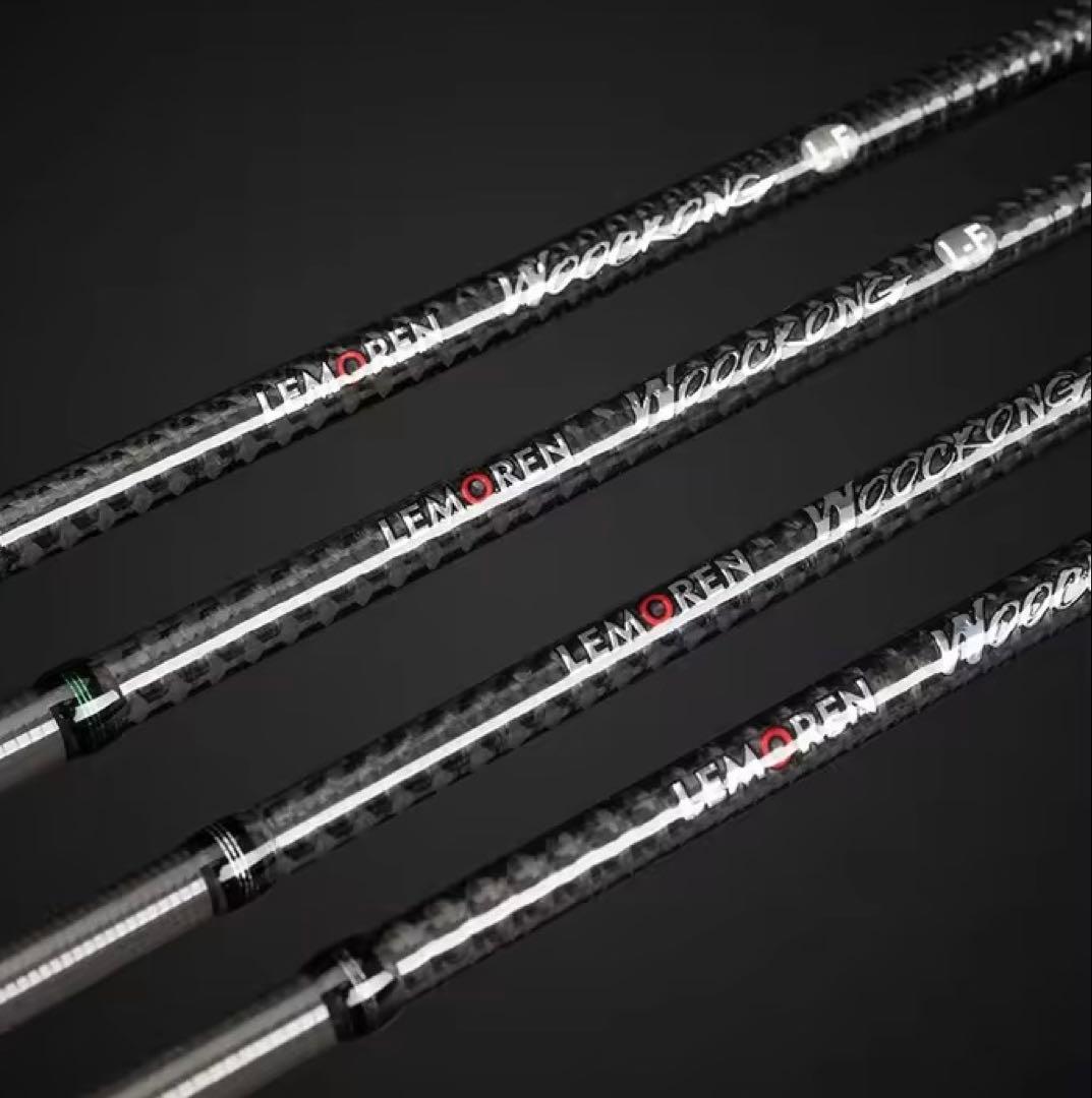 2ピースロッド 超軽量　カーボンロッド　スピニング　S662L バスロッド
