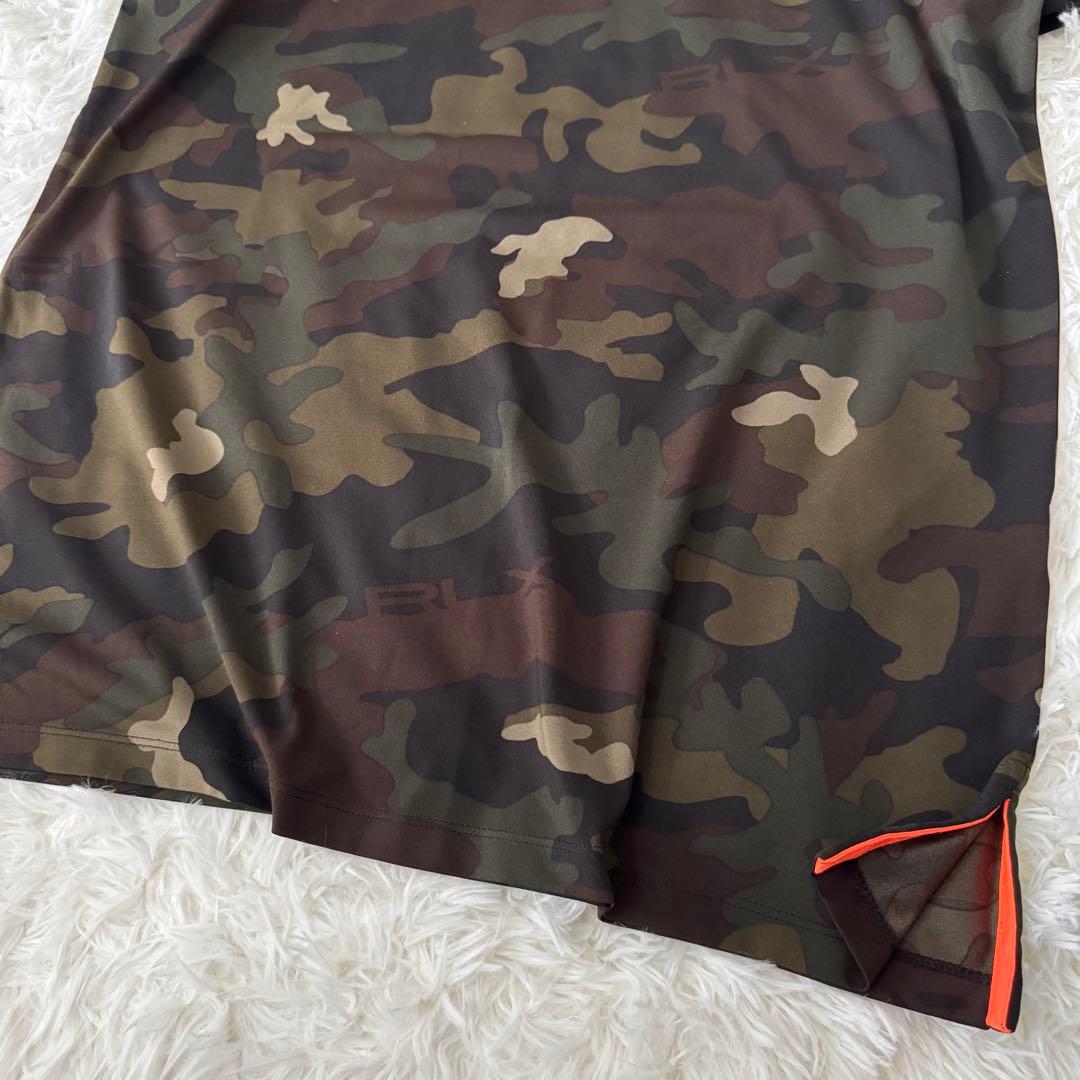 美品✨RLX ラルフローレン カモ柄 ポロシャツ メンズ M サイズ ストレッチ