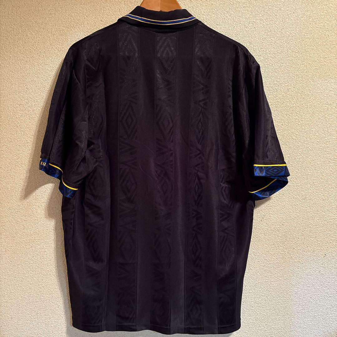 希少！93-95マンチェスターユナイテッド　 umbro(ブラック) L