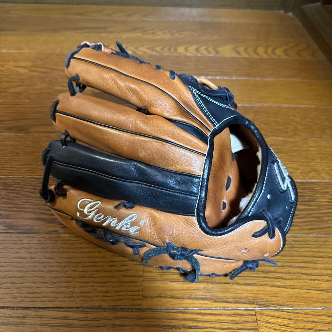 【中古品】久保田スラッガー オーダーグローブ 辻とじ 25MS サムホールド搭載
