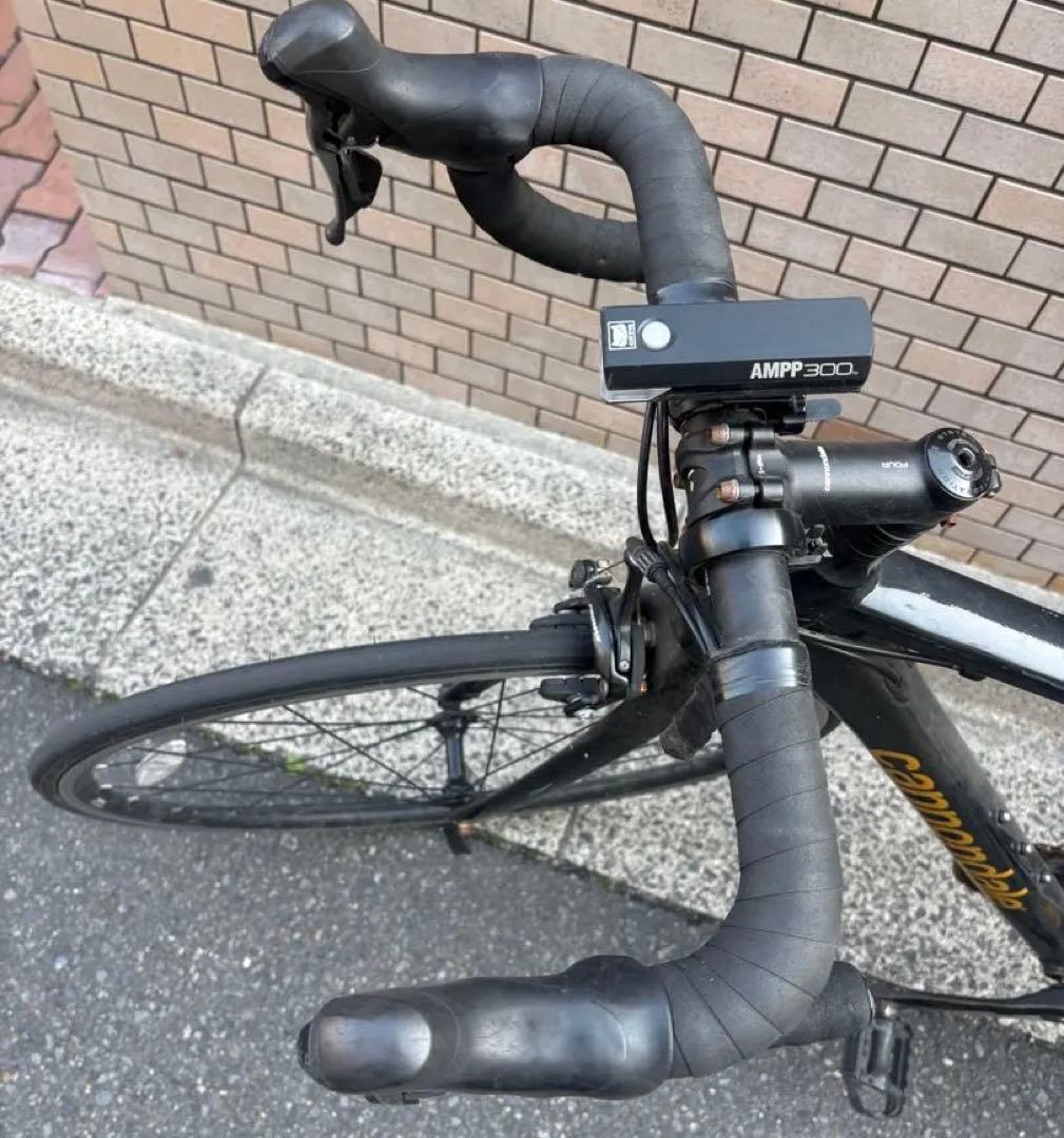 Cannondale ロードバイク CAAD系 ブラック 通勤用のカスタムあり