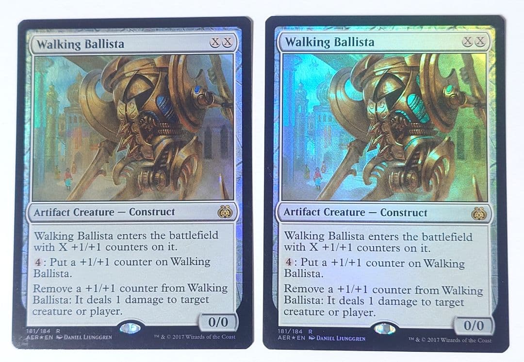 MTG 歩行バリスタ FOIL 英語版 4枚セット 初版
