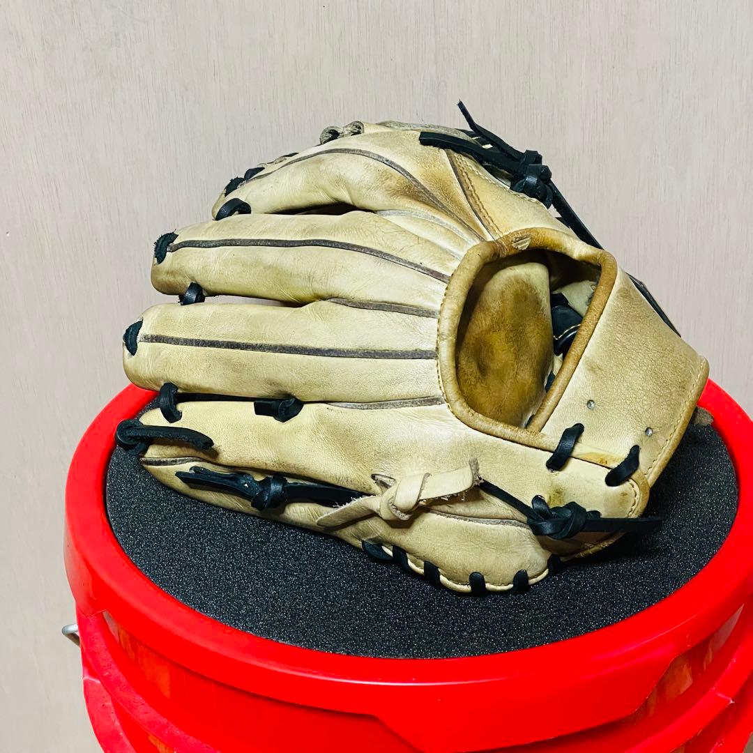 ZETT プロステイタス 硬式 内野手用 逆巻き/クロス締め 吉川尚輝 モデル