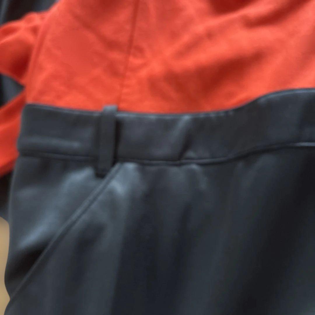 美品  Golf ワンピース M 赤黒 バイカラー