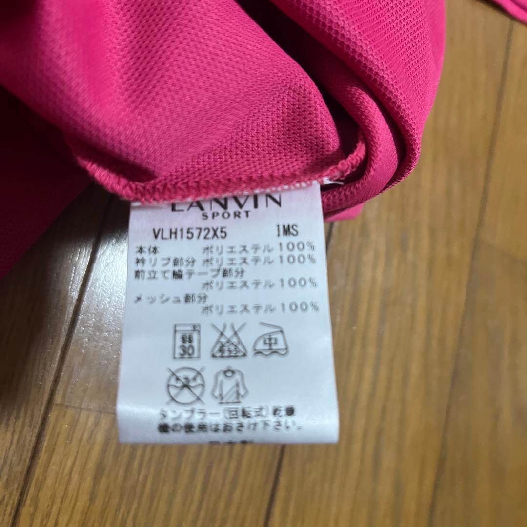 日本製★LANVIN SPORT ランバンスポール　レディース　ゴルフ　ピンク
