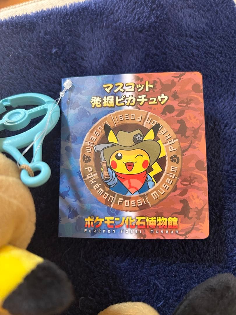 ポケモン化石博物館 発掘ピカチュウ ぬいぐるみ & マスコット 2点 セット