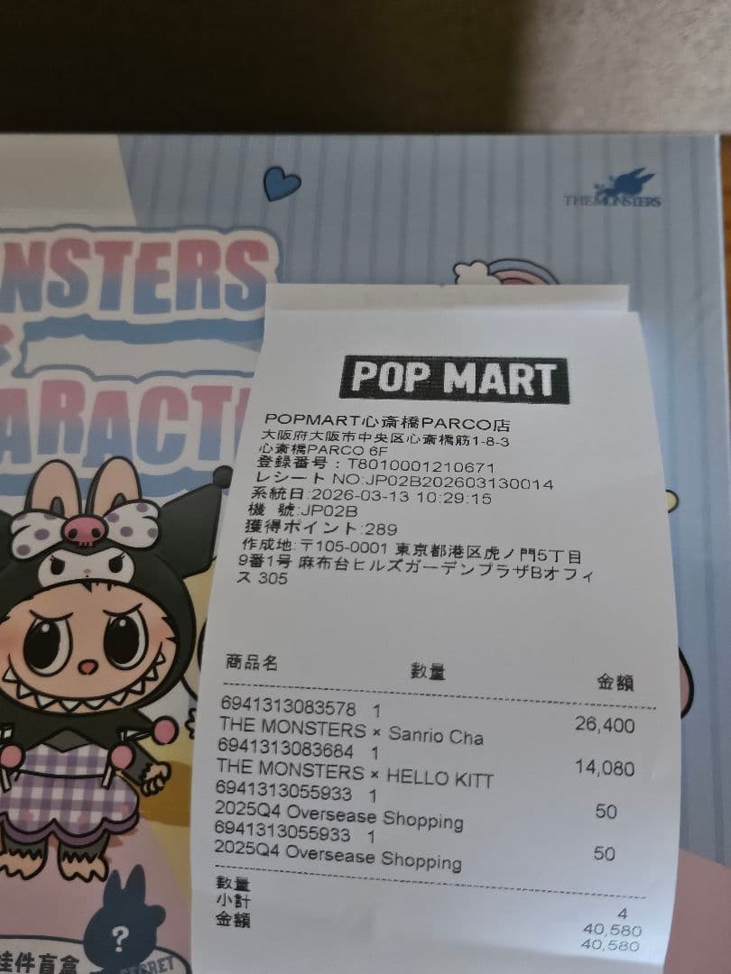 THE MONSTERSxSANRIO CHARACTERS サンリオ　ラブブ