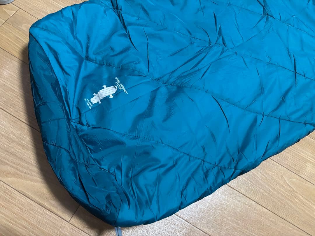 ★送料無料・美品★お洒落　モンベル　シュラフ寝袋 スパイラルバロウバッグ　#3