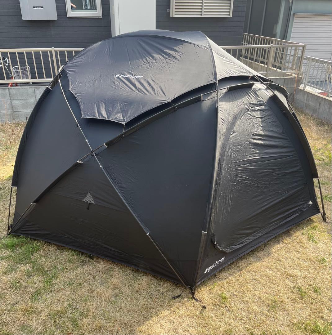 groundcover ACORN HOUSE 3.45 タープ セットブラック
