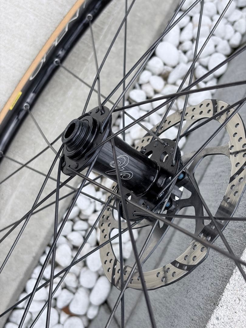 手組みホイール MAVIC OPEN PRO 700c ディスク 前後セット
