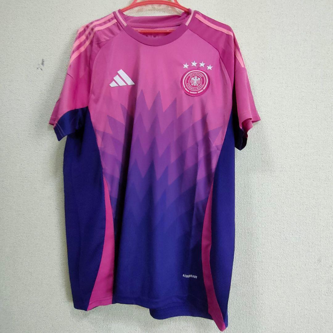 adidas ドイツ代表 ピンクシャツ L
