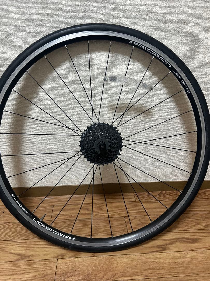 プレシジョン シマノ 自転車 ホイール クロスバイク ロードバイク 前後セット