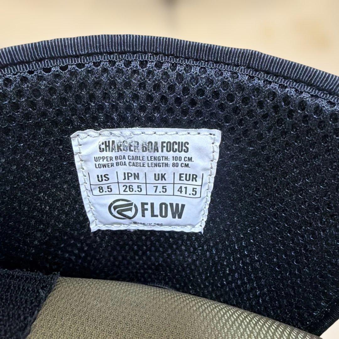 FLOW メンズスノーボードブーツ CHARGER BOA FOCUS 26.5