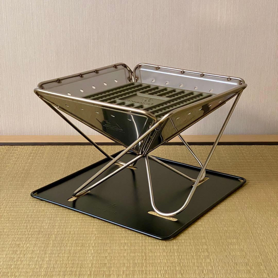 【＊ perk】《未使用》スノーピークの焚火台Mをフルコンプで