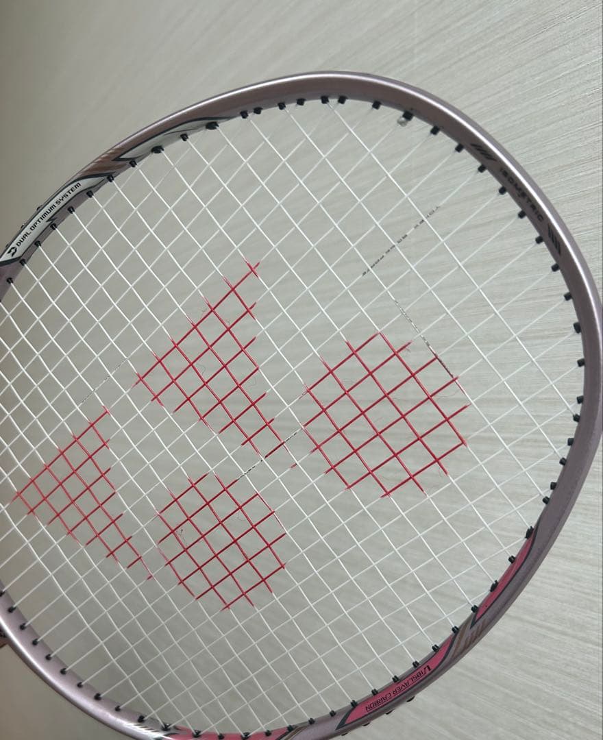 メ*6様 YONEX DUORA6 4U6G ガット張りたて ステンシル付き