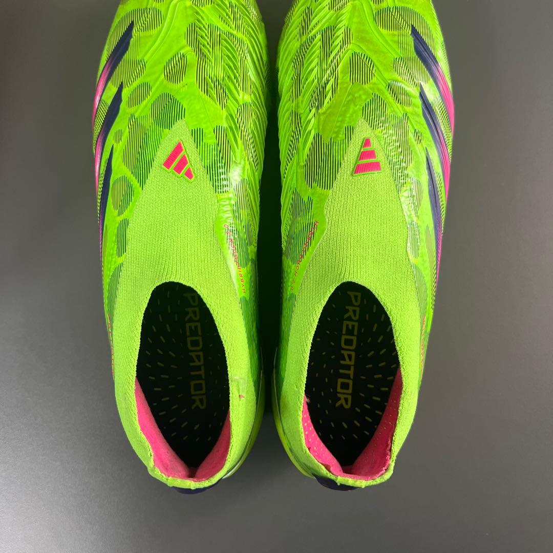 adidas Predator サッカーシューズ スパイク グリーン/ピンク