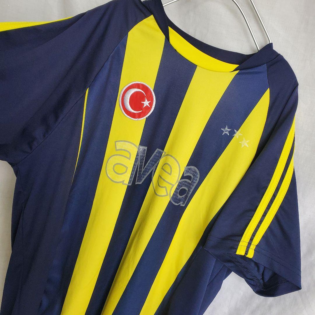 トルコ　フェネルバフチェ　ユニホーム ストライプ サッカー 黄紺