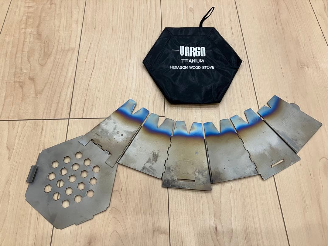 バーベキュー・調理用品 VARGO HEXAGON WOOD STOVE TITANIUM