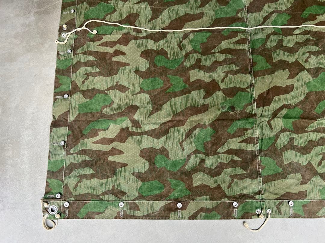 ①40s スイス軍幕 スプリンターカモ ツェルトバーン ミリタリー テント