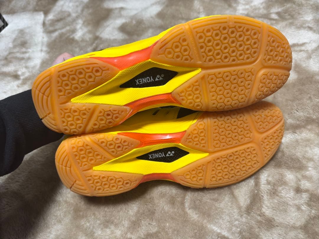 YONEX バドミントンシューズ US 11 イエロー/ブラック
