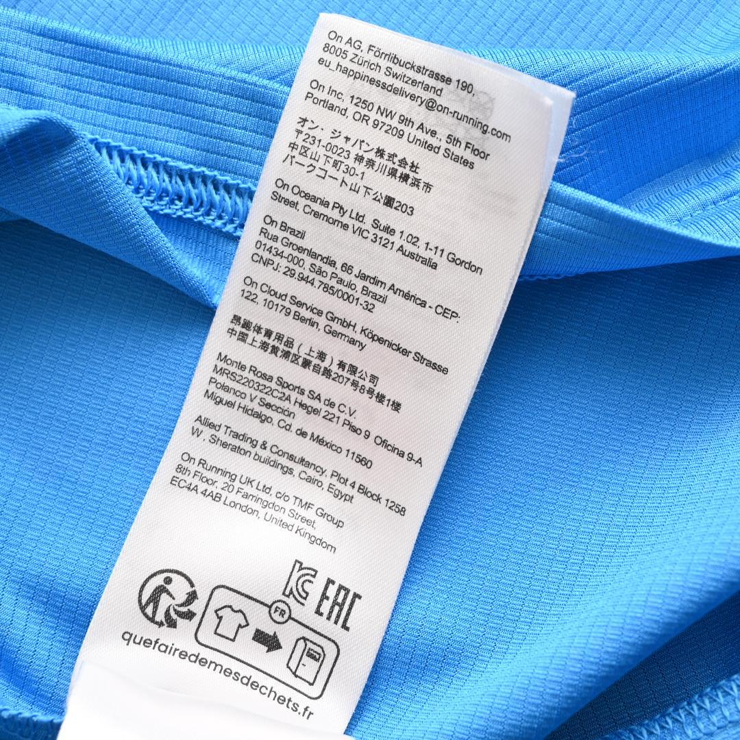 On オン CORE-T コア Tシャツ S ブルー 青 半袖 ランニング