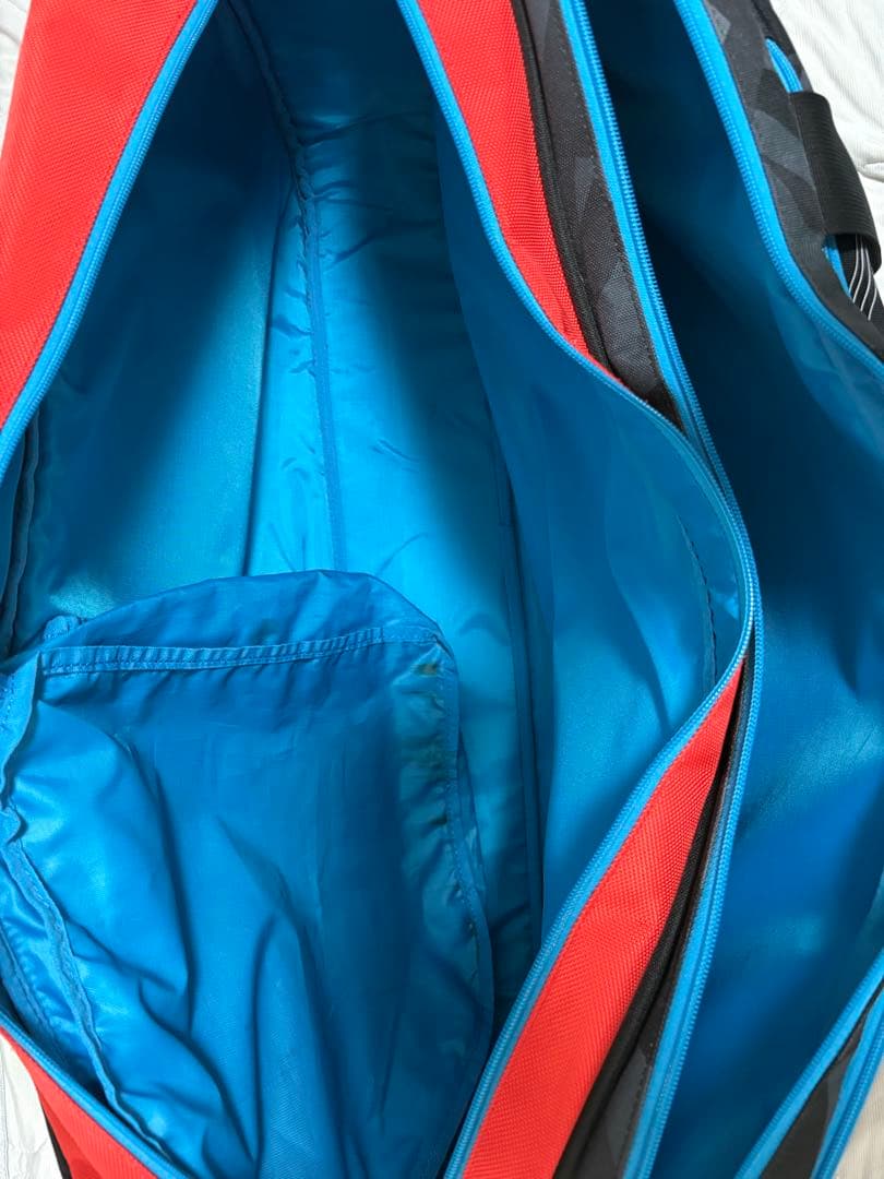 YONEX バドミントンバッグ 大容量 レッド