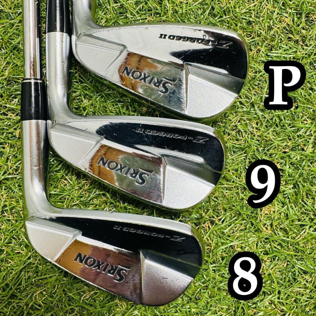 【良品】スリクソン Z-FORGEDⅡ メンズアイアンセット 6本 スチール S