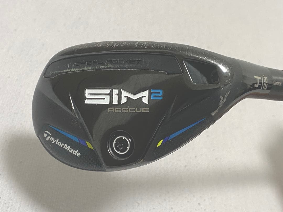 【人気】テーラーメイド SIM2 ユーティリティ スチールU4 ヘッドカバー有