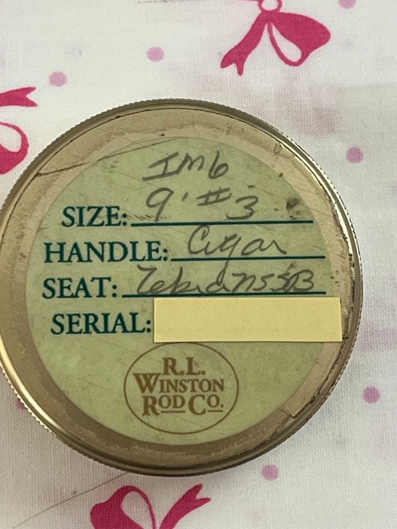 R.L. Winston フライロッド im6 9' #3 新品未使用