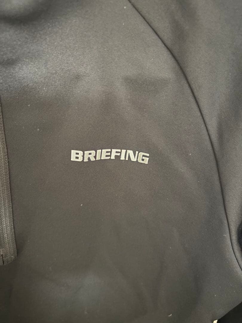 BRIEFING ブラック ハーフジップシャツ Mサイズ