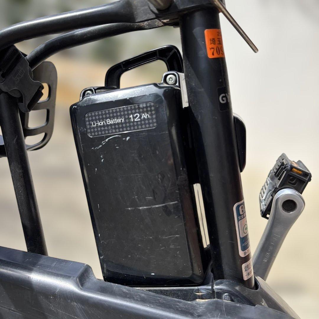 パナソニック 電動自転車 ギュットミニ　前後チャイルドシート付き　12Ah