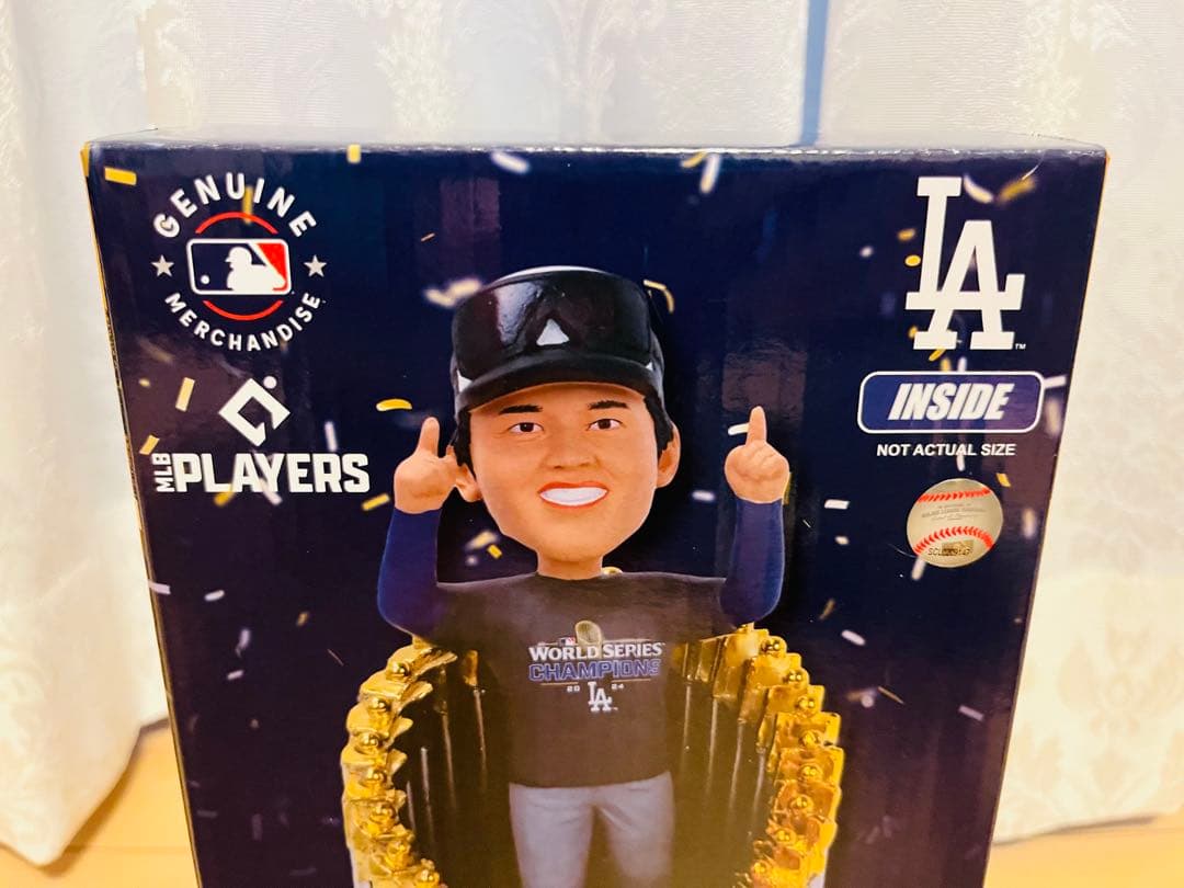 【正規品】大谷翔平 WS2024Champプレーヤーイントロフィーボブルヘッド①