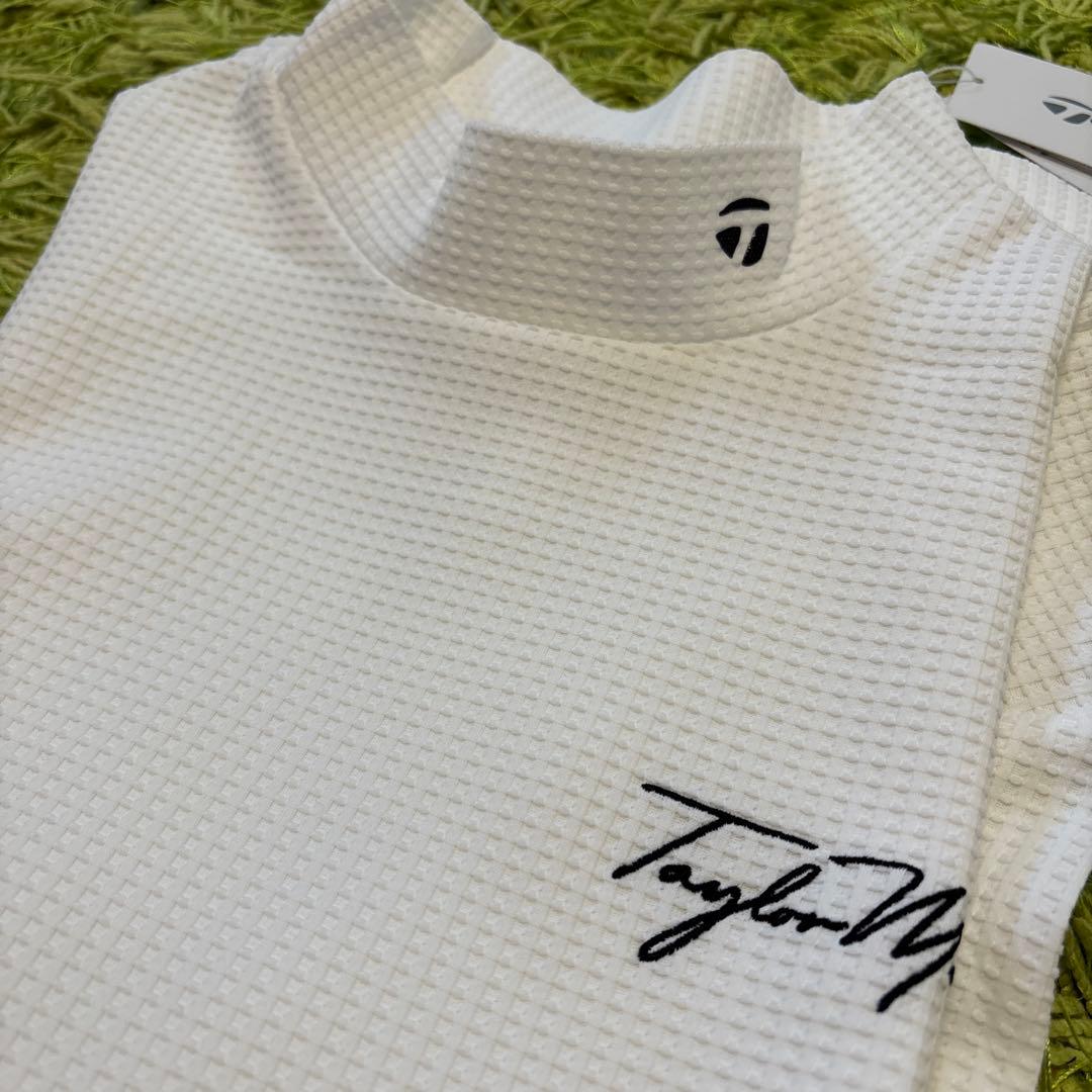 ラスト１点【TaylorMade】L 新品✨春ゴルフ　ロゴモックネックトップス
